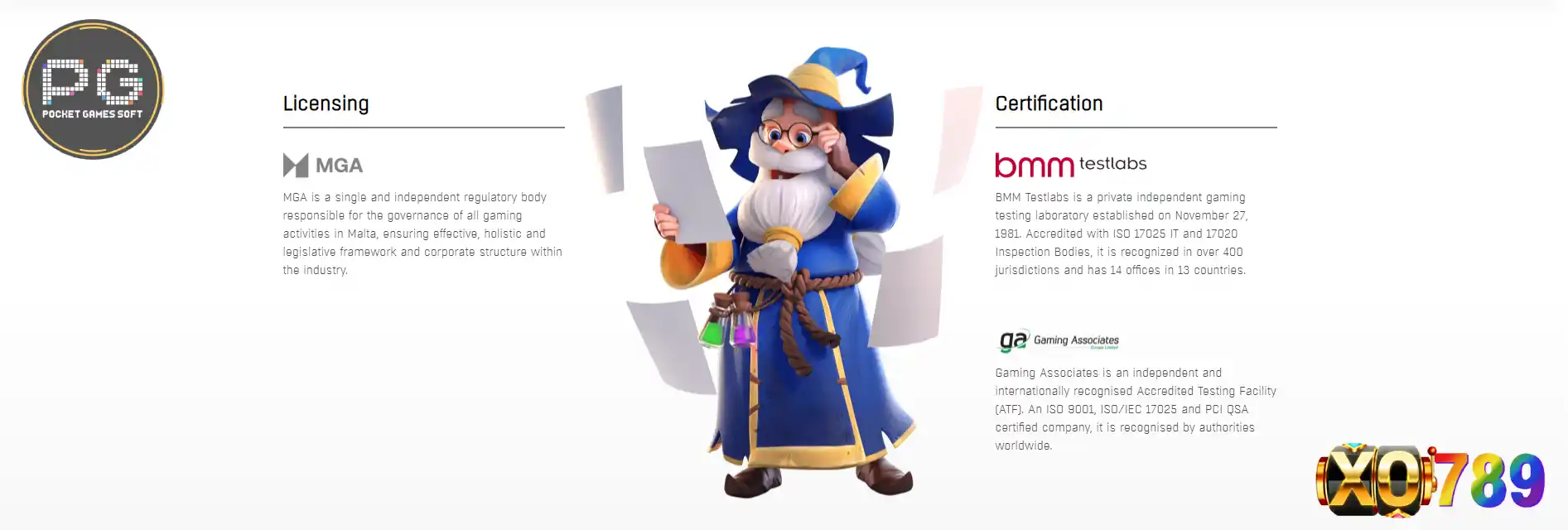 PG Slot บน XO789 มี License ถูกต้องตามมาตรฐานสากล